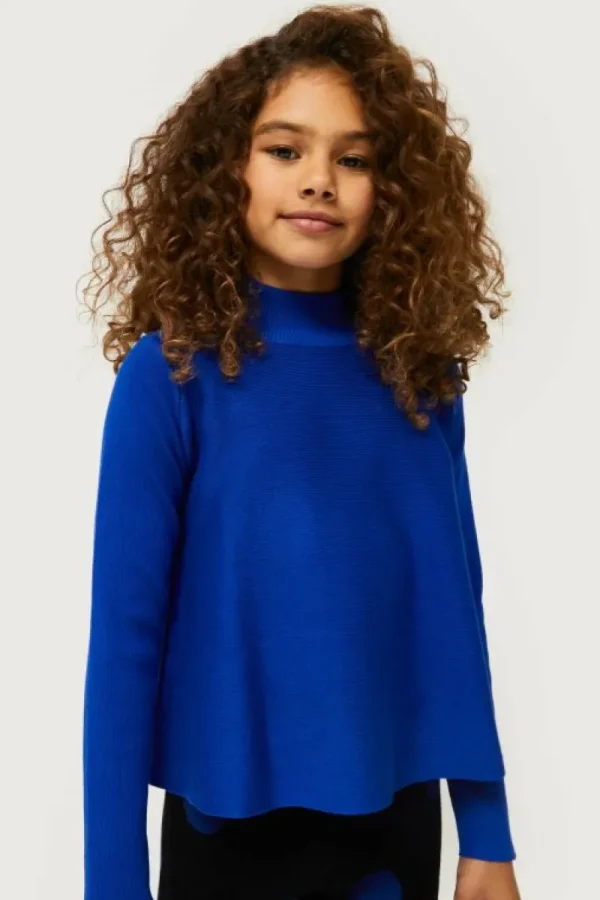 jersey_de_nia_evas_cuello_2.webp Jersey de niña evasé cuello perkins azul-MINI Fashion