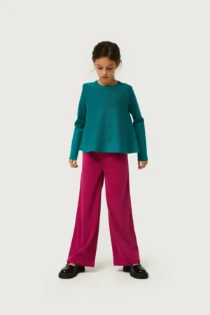 Jersey de niña evasé verde-MINI Best