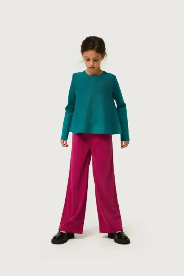 Jersey de niña evasé verde-MINI Best