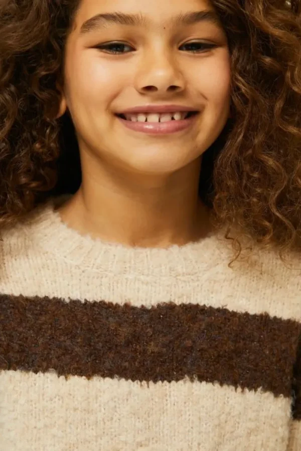 jersey_de_nia_rayas_marro_2.webp Jersey de niña rayas marrones-MINI Sale