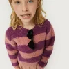 Jersey de niña rayas moradas-MINI Best