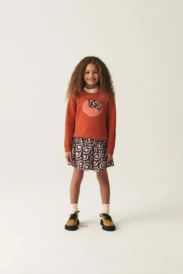 Jersey unisex de punto con estampado de caqui-MINI New