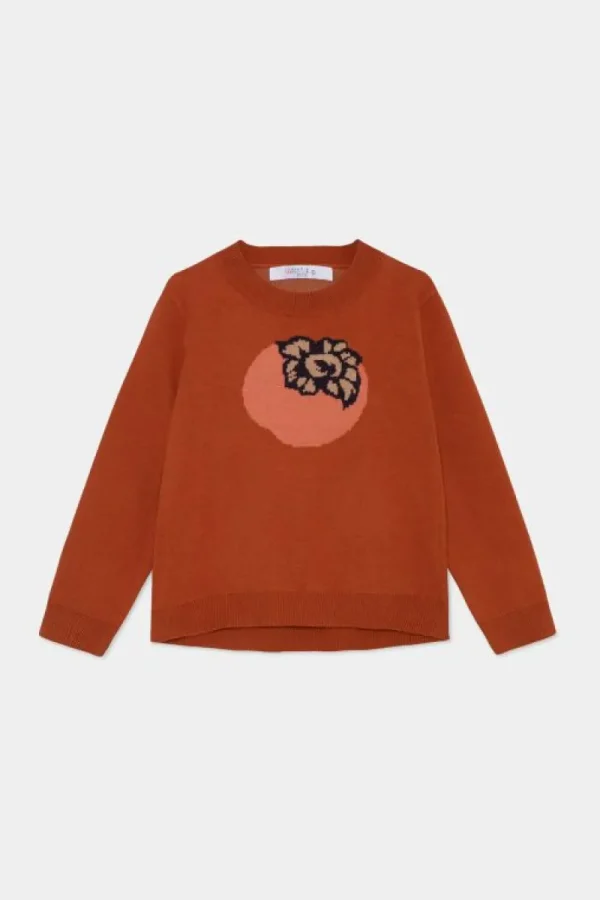 Jersey unisex de punto con estampado de caqui-MINI New