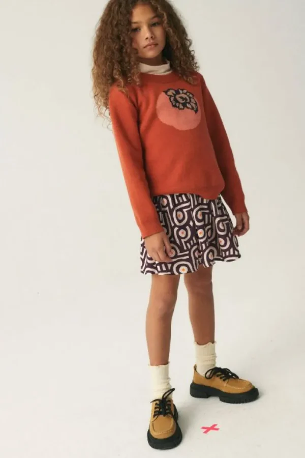 Jersey unisex de punto con estampado de caqui-MINI New