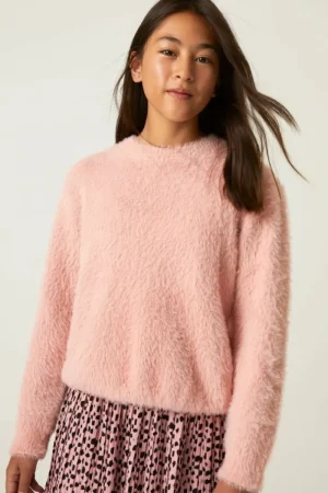 Jersey unisex de punto efecto pelo rosa-MINI Shop
