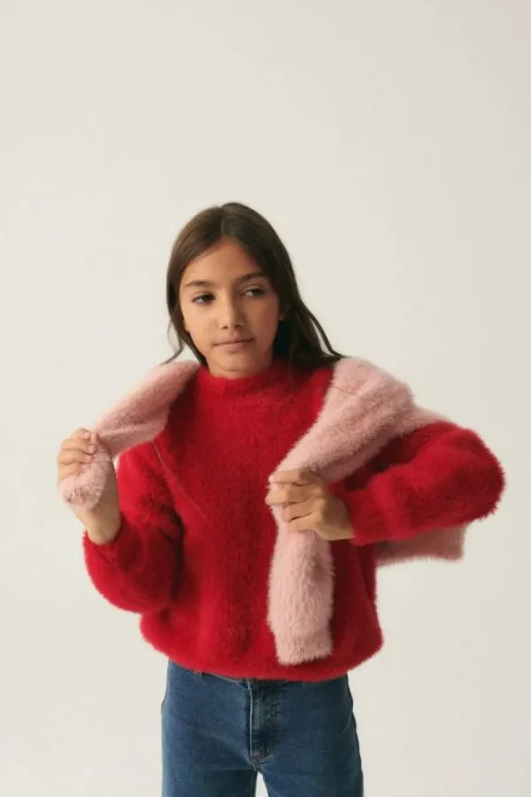jersey_unisex_de_punto_ef_3-2.webp Jersey unisex de punto efecto pelo rojo-MINI Store