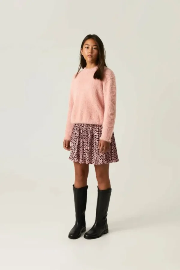 Jersey unisex de punto efecto pelo rosa-MINI Shop