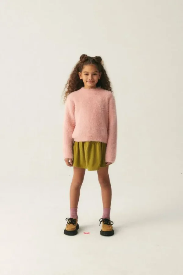 Jersey unisex de punto efecto pelo rosa-MINI Shop