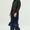 Pantalón de lentejuelas azul-COMPAÑIAFANTASTICA Sale