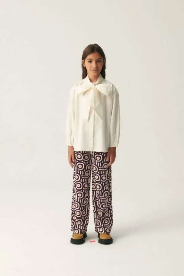 Pantalón de niña con estampado retro-MINI Discount