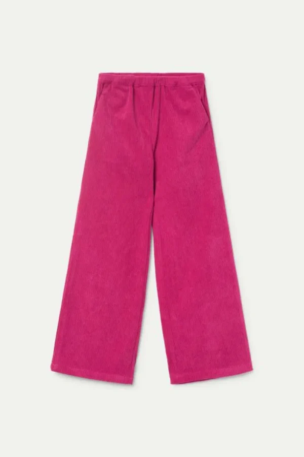 Pantalón de niña de pana fucsia-MINI Cheap