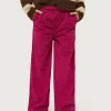 Pantalón de niña de pana fucsia-MINI Cheap