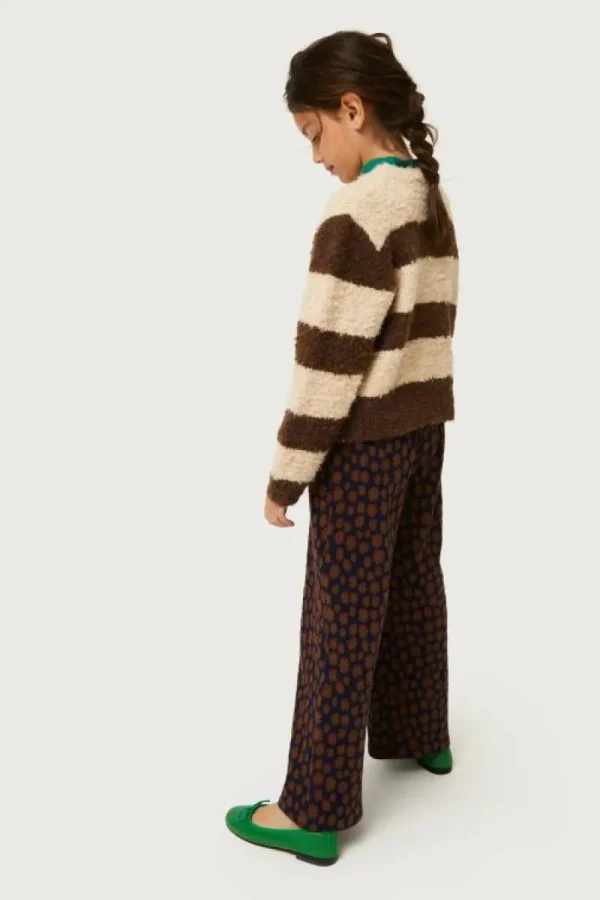 Pantalón de niña estampado floral azul-MINI Discount