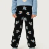pantaln_de_nia_punto_esta_0-1.webp Pantalón de niña punto estampado floral Calatea negro-MINI Online