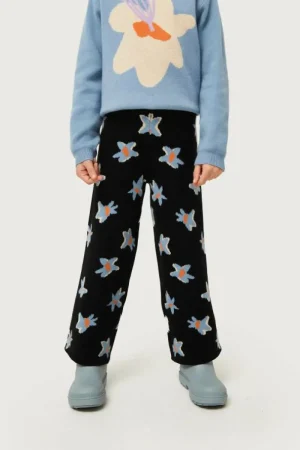 pantaln_de_nia_punto_esta_0-1.webp Pantalón de niña punto estampado floral Calatea negro-MINI Online