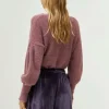 Pantalón de terciopelo morado-COMPAÑIAFANTASTICA Discount