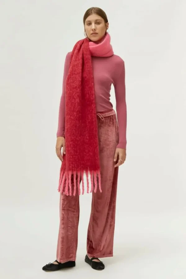 Pantalón de terciopelo rosa-COMPAÑIAFANTASTICA Cheap