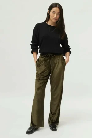 Pantalón de terciopelo verde-COMPAÑIAFANTASTICA Sale