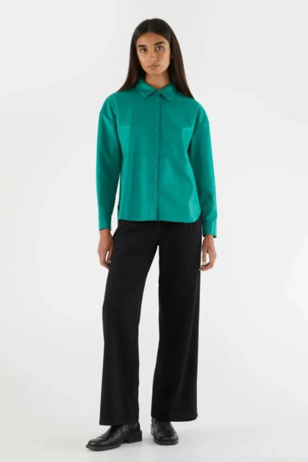 Pantalón de vestir con pinzas negro-COMPAÑIAFANTASTICA Best