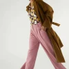 Pantalón de vestir con pinzas rosa-COMPAÑIAFANTASTICA Fashion