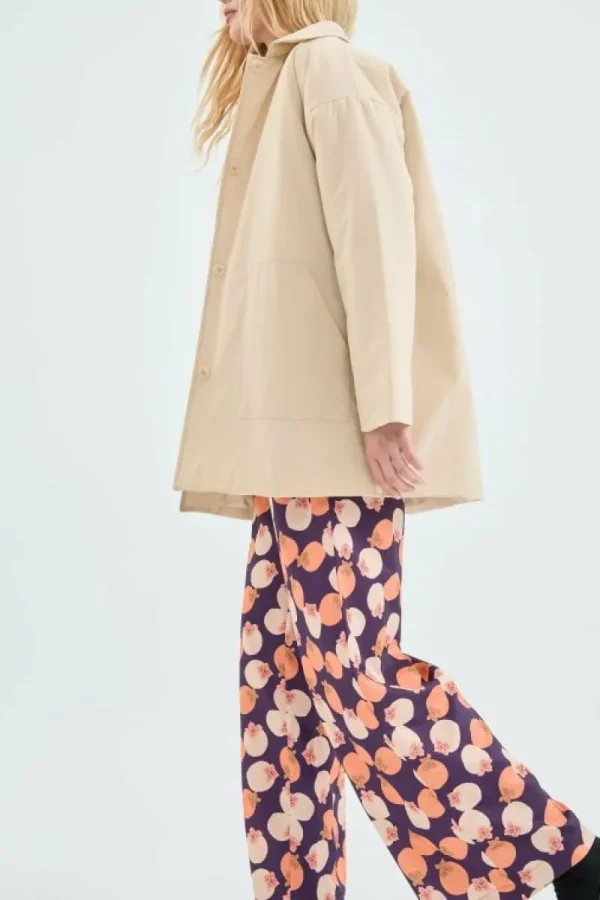 Pantalón largo recto con estampado de caquis-COMPAÑIAFANTASTICA Hot