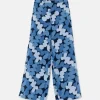 Pantalón largo unisex con estampado abstracto azul-MINI Fashion