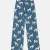 Pantalón largo unisex de algodón con estampado de caballos-MINI Store
