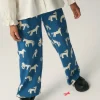Pantalón largo unisex de algodón con estampado de caballos-MINI Store