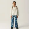 Pantalón largo unisex de algodón con estampado de caballos-MINI Store