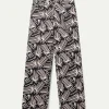 Pantalón recto con estampado abstracto Fénix-COMPAÑIAFANTASTICA Cheap