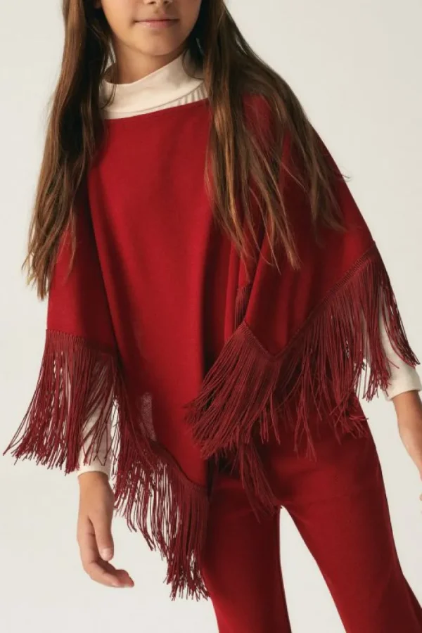 poncho_de_nia_con_flecos__2.webp Poncho de niña con flecos granate-MINI Hot