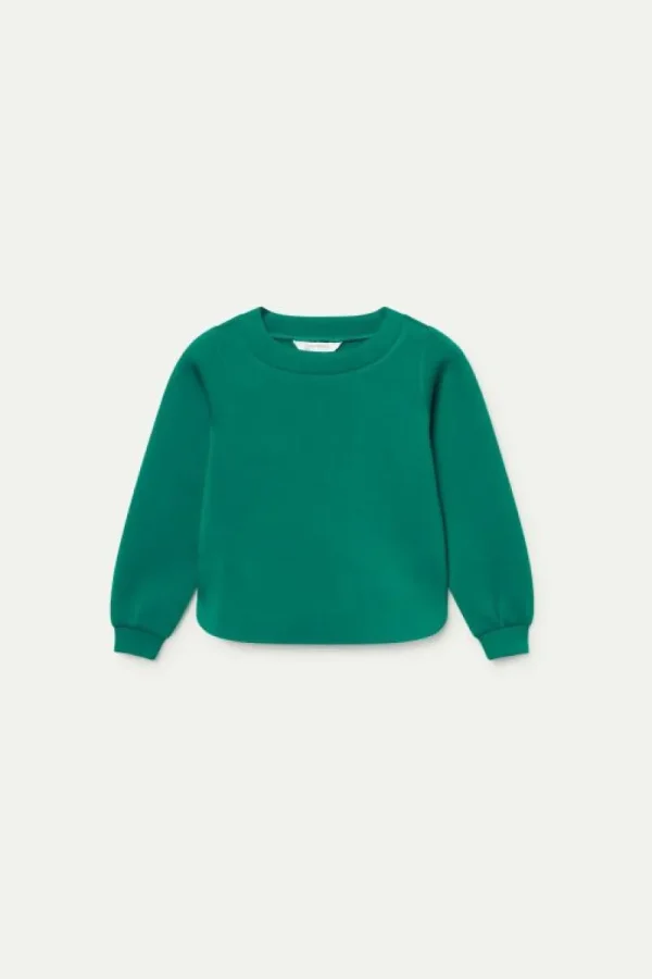 Sudadera de niña de neopreno verde-MINI Store