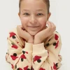 Sudadera de niña estampado de setas beige-MINI Online