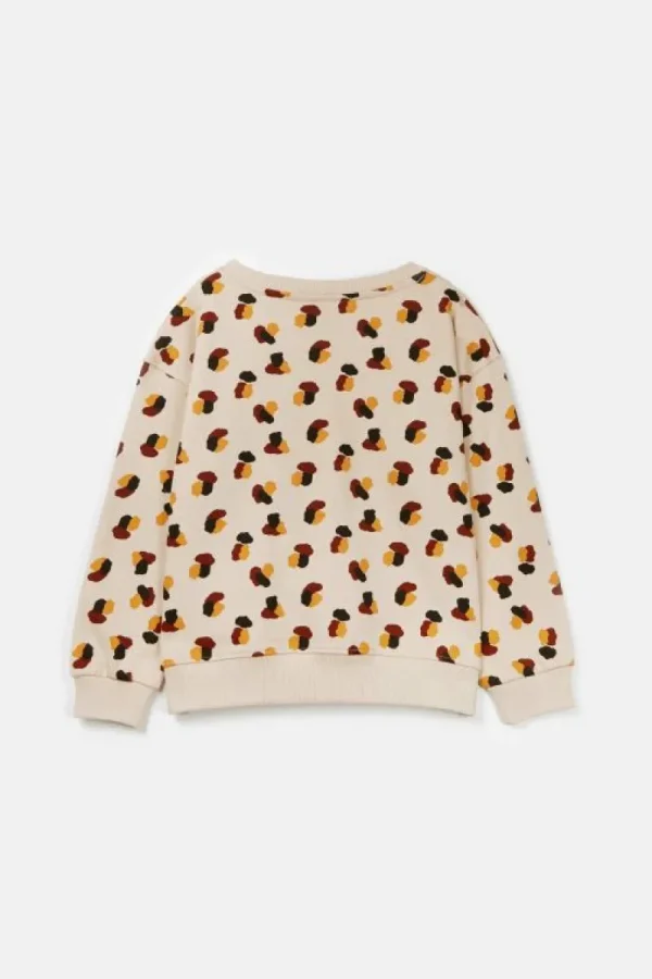 Sudadera unisex de felpa con estampado de lunares-MINI Clearance