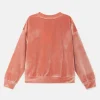 Sudadera unisex en terciopelo rosa-MINI Sale