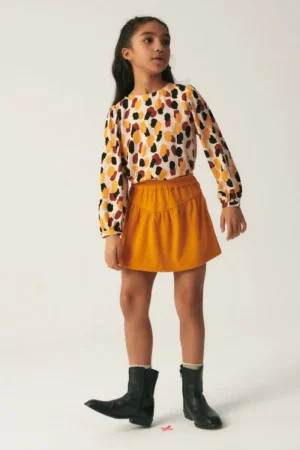 Top de niña con estampado de lunares-MINI Best Sale