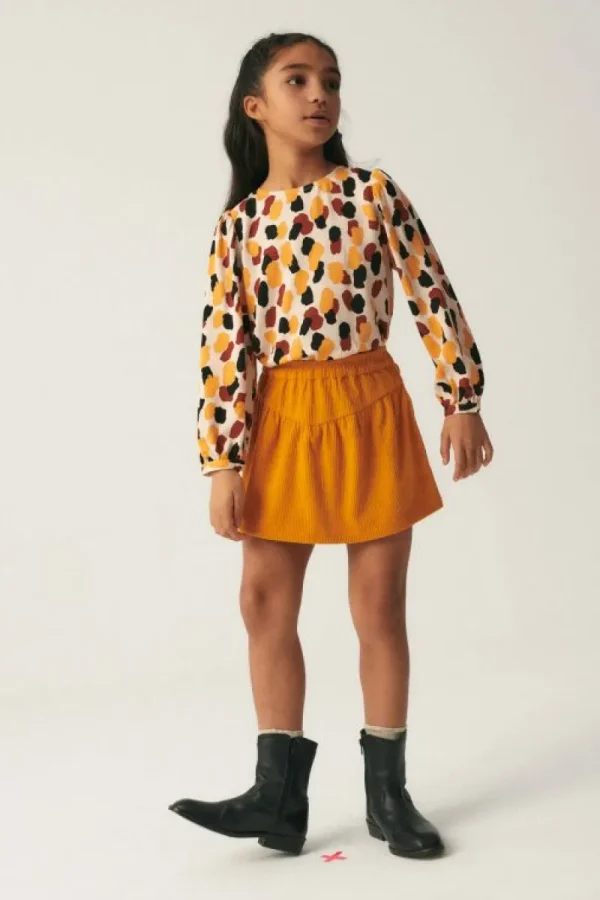 Top de niña con estampado de lunares-MINI Best Sale