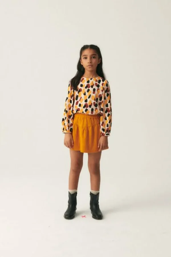 Top de niña con estampado de lunares-MINI Best Sale