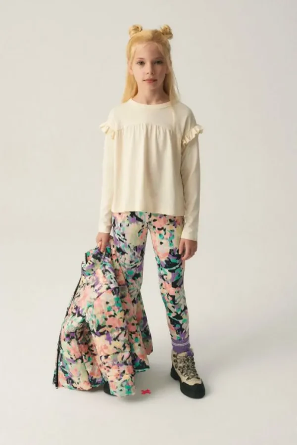 Top de niña con volantes blanco-MINI Flash Sale