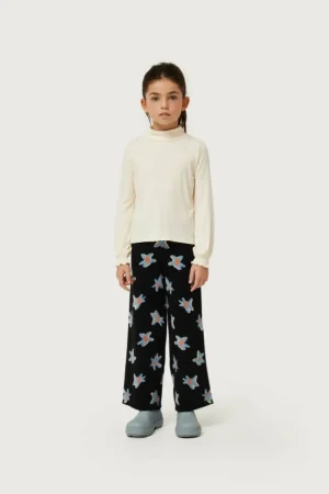 Top de niña cuello alto blanco-MINI Sale