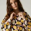 Vestido corto camisero de niña con estampado de peras-MINI Flash Sale