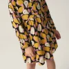 Vestido corto camisero de niña con estampado de peras-MINI Flash Sale