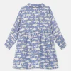 Vestido corto camisero de niña con estampado de animales-MINI Cheap