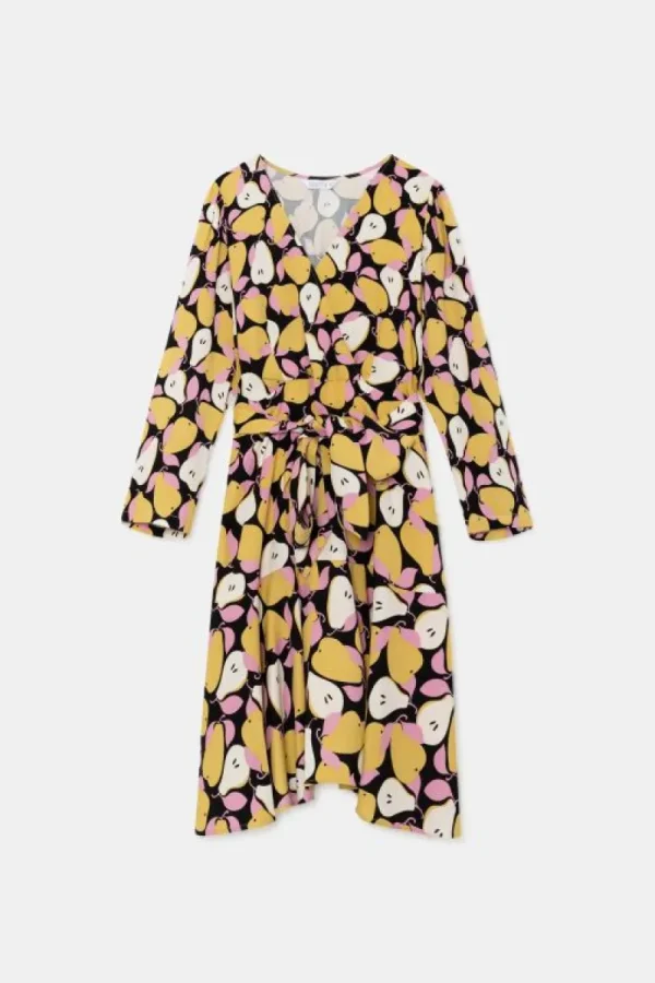 vestido_corto_cruzado_con_1-1.webp Vestido corto cruzado con estampado de peras-COMPAÑIAFANTASTICA Flash Sale