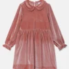 vestido_corto_de_nia_en_t_1.webp Vestido corto de niña en terciopelo rosa-MINI Best Sale