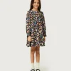 Vestido corto de niña estampado floral pequeño-MINI Clearance