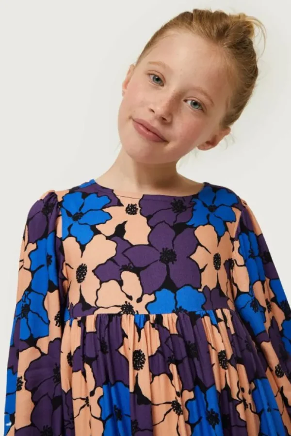 Vestido corto de niña estampado floral Camille-MINI Online