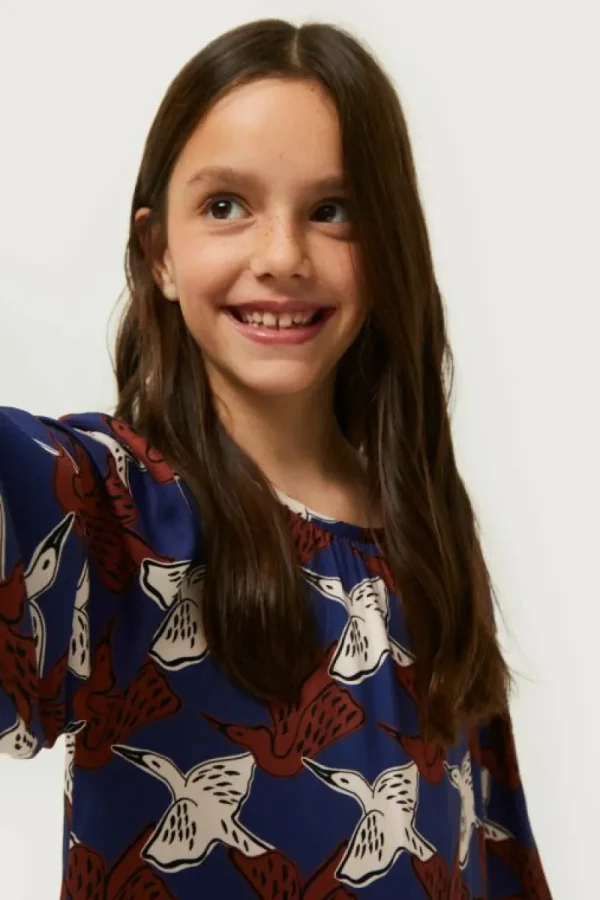 vestido_corto_de_nia_esta_2-7.webp Vestido corto de niña estampado de animales Garza-MINI Discount