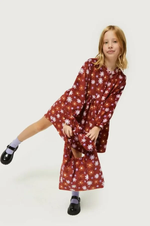 Vestido corto de niña estampado floral Montana-MINI New