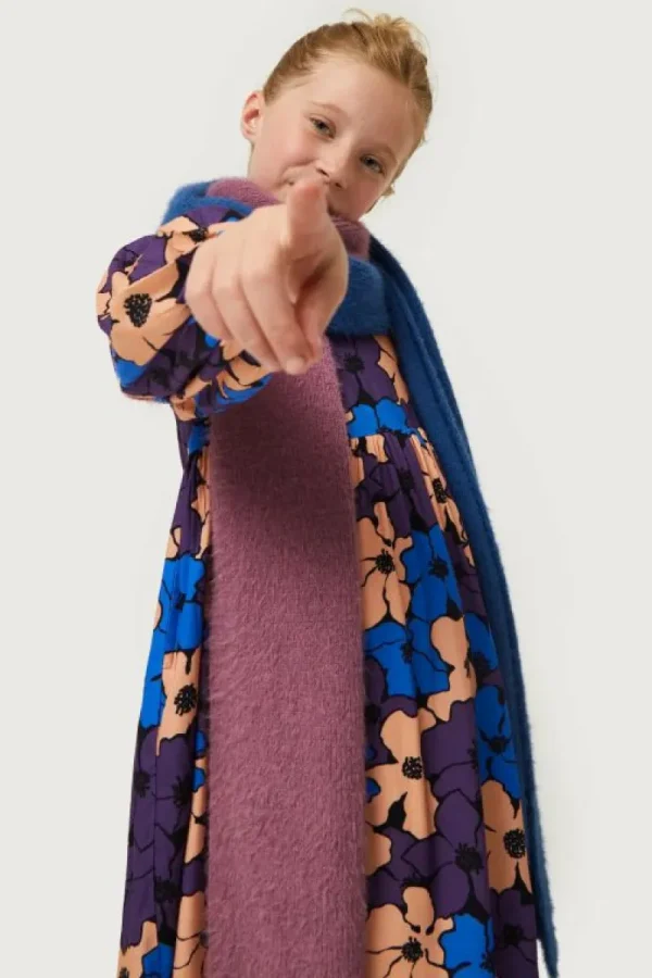 Vestido corto de niña estampado floral Camille-MINI Online